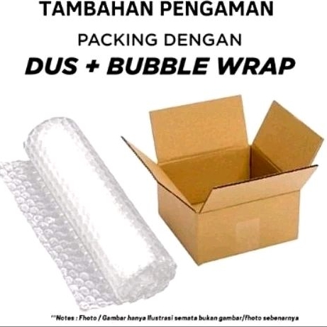 

Packing Tambahan Dus Dan Bubble Wrap