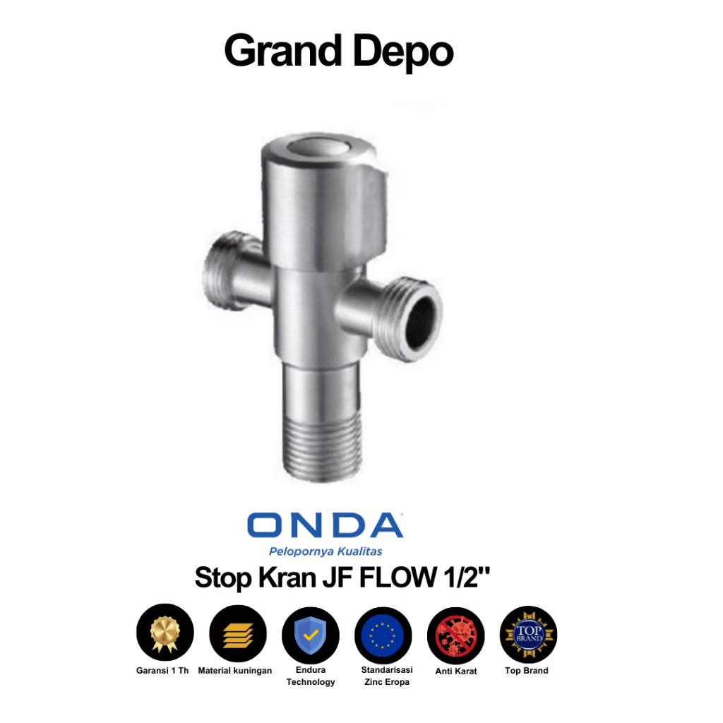Onda Stop Kran JF FLOW 1/2" / Stop Kran Onda
