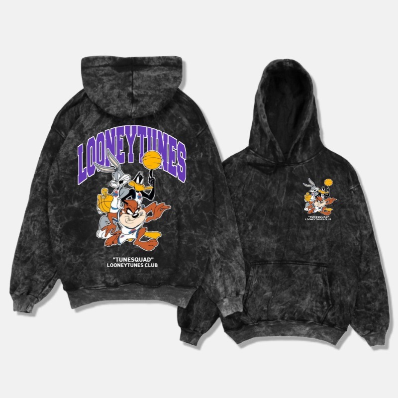 GODBLESS - Jaket Sweater Hoodie Sandwash Classic - Looney Tunes