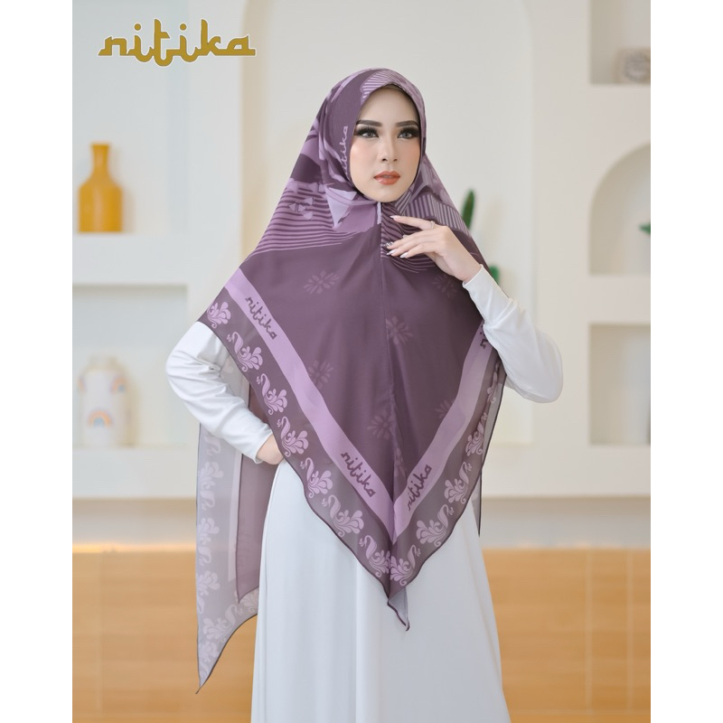 Hijab Khimar Printing V12 Nitika