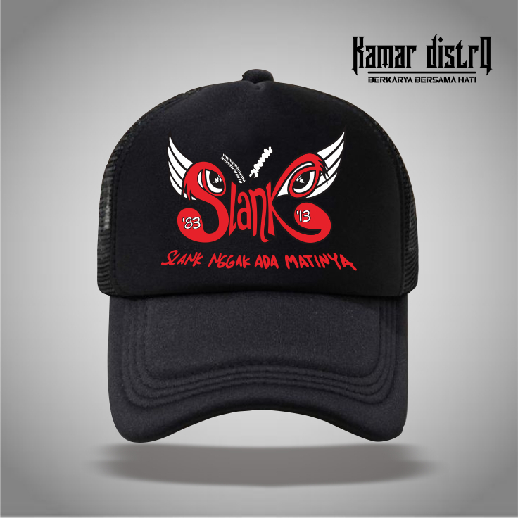 TOPI TRUCKER LOGO SLANK GA ADA MATINYA//TOPI GAY BISBOL LOGO SLANK GAK ADA MATINYA