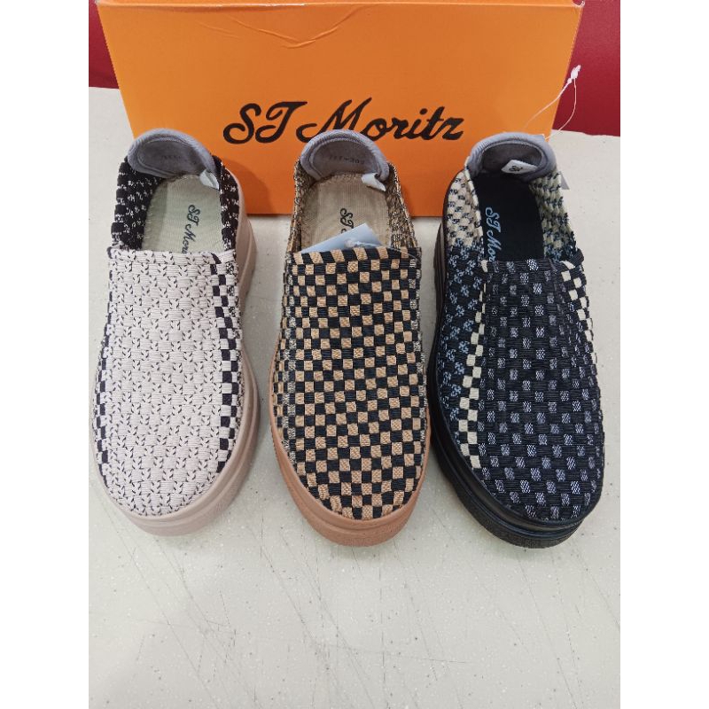 St.Moritz sepatu wanita slipon rajut