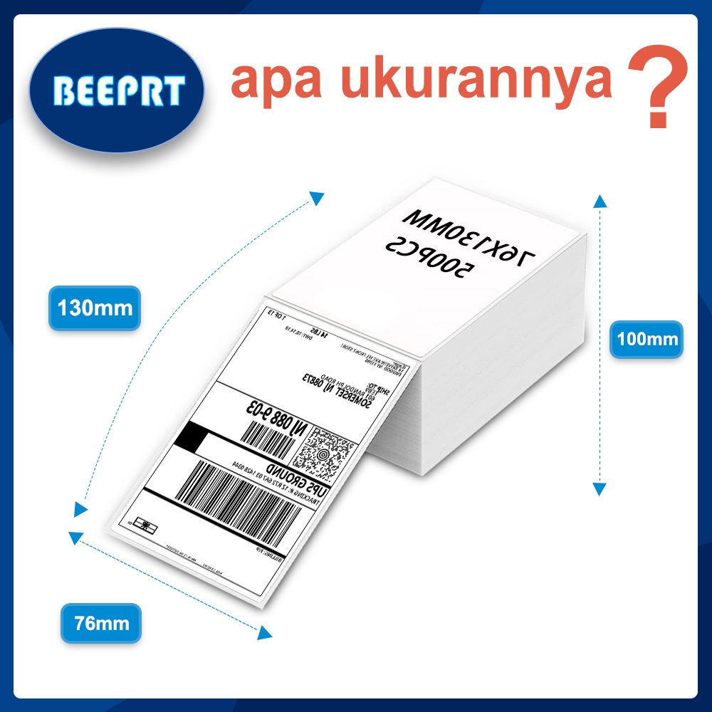 

Promo Resi Thermal 76X130mm 78x100mm Kertas Printer Termal A8 Sticks
