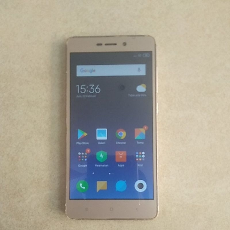 hp redmi 3x ram 2/32 gb second