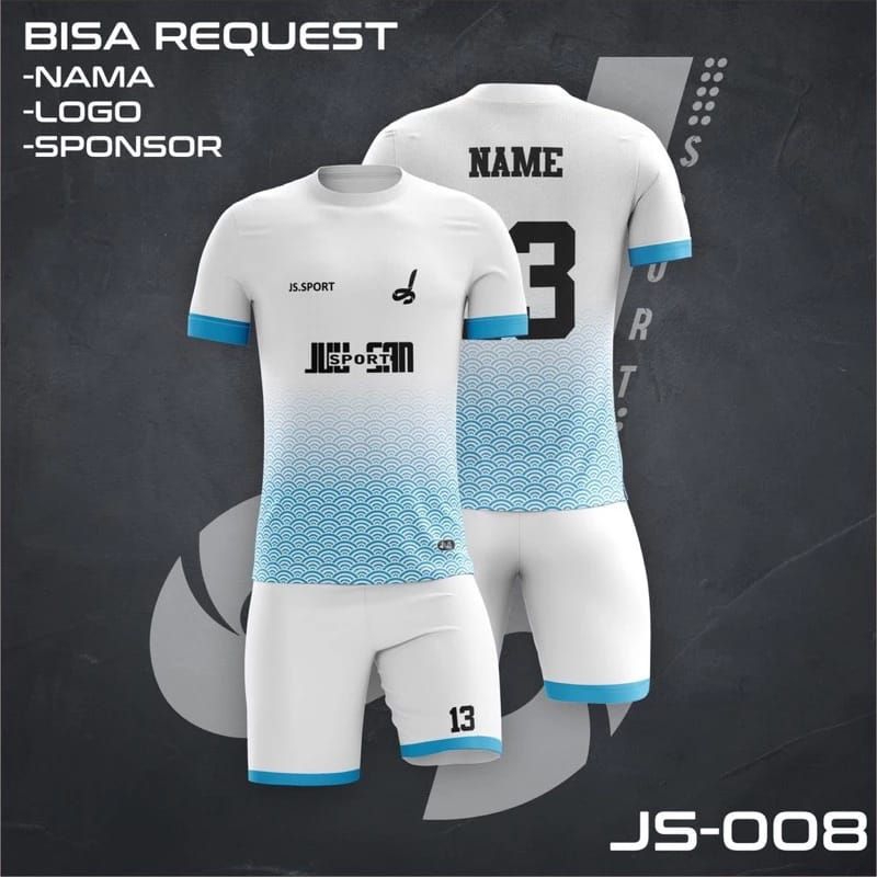 Baju Jersey Futsal Free Custom Desain Logoo sponsor Full Printing