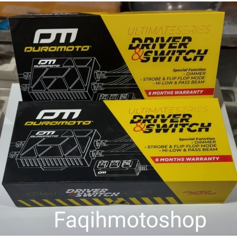 Duromoto driver switch plus saklar strobe dimmer ultimate series untuk X2 X5 M6 original produk duro