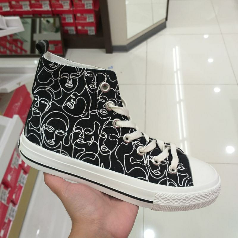 CARDINAL Sepatu Sneakers Wanita Kanvas Bertali Super Keren Original Brand Matahari