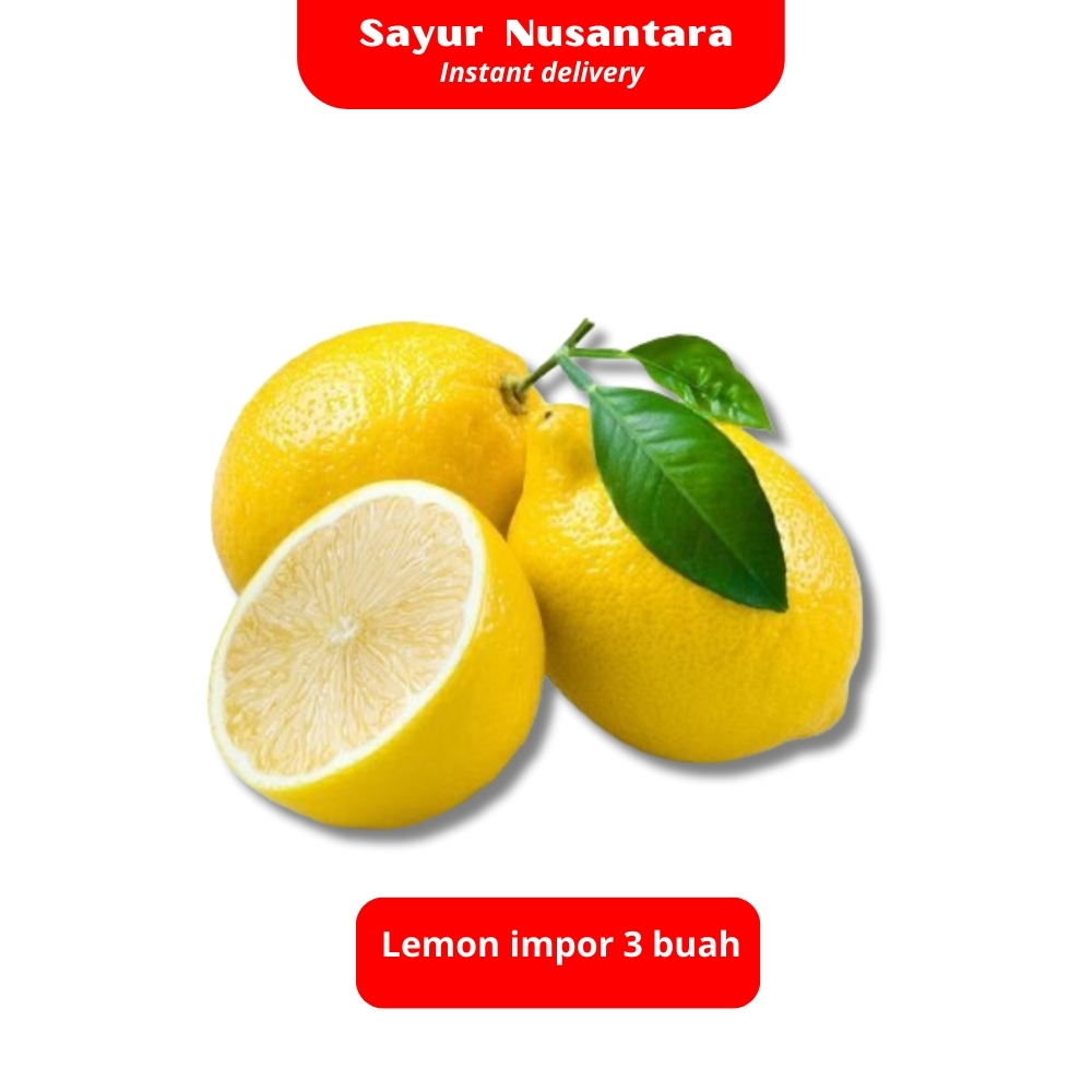 

Buah Lemon 3 Buah - Sayur Nusantara KIRIM INSTANT