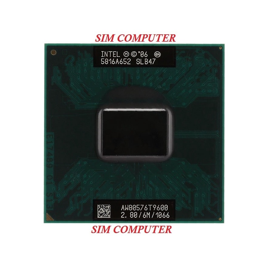 KODE R16B Intel Core 2 Duo T96 28 GHz DualCore 6M Processor Sokcet P PGA478