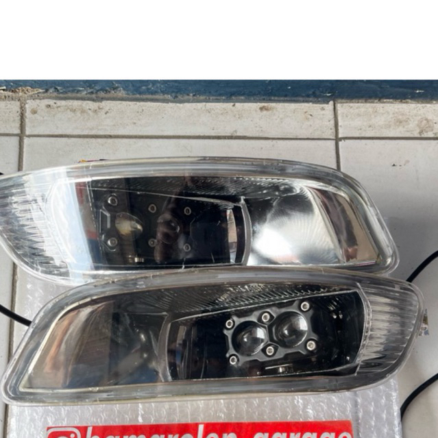 Foglamp LED kijang kapsul 2003-2004 mini proji 2 lensa