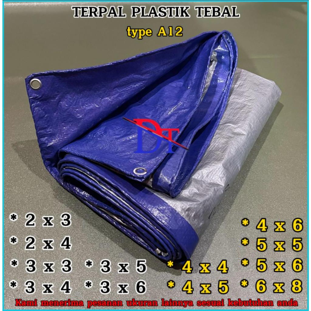 TERPAL PLASTIK A12 UKURAN 3x6 METER TEBAL DAN BERKUALITAS