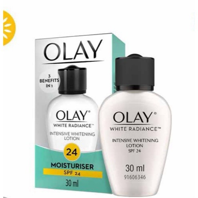 Olay White Radiance Advanced Pencerah Lotion SPF 24 - 30ML Olay White Radiance