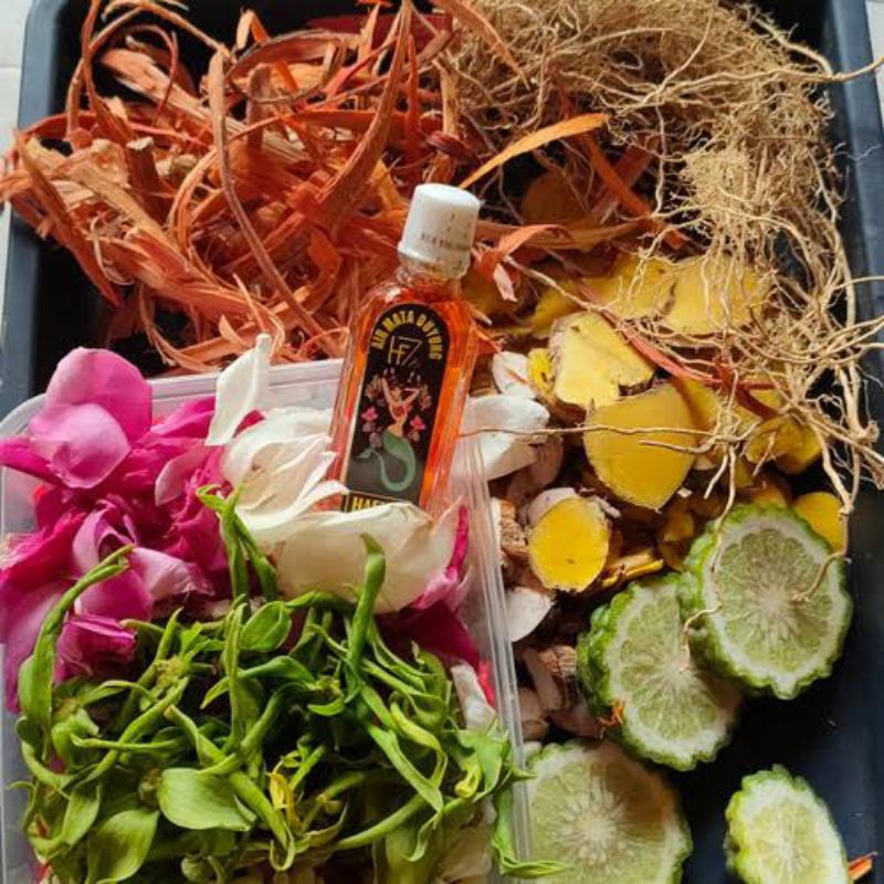 Bunga Macan Kerah Paket Mandi Komplit