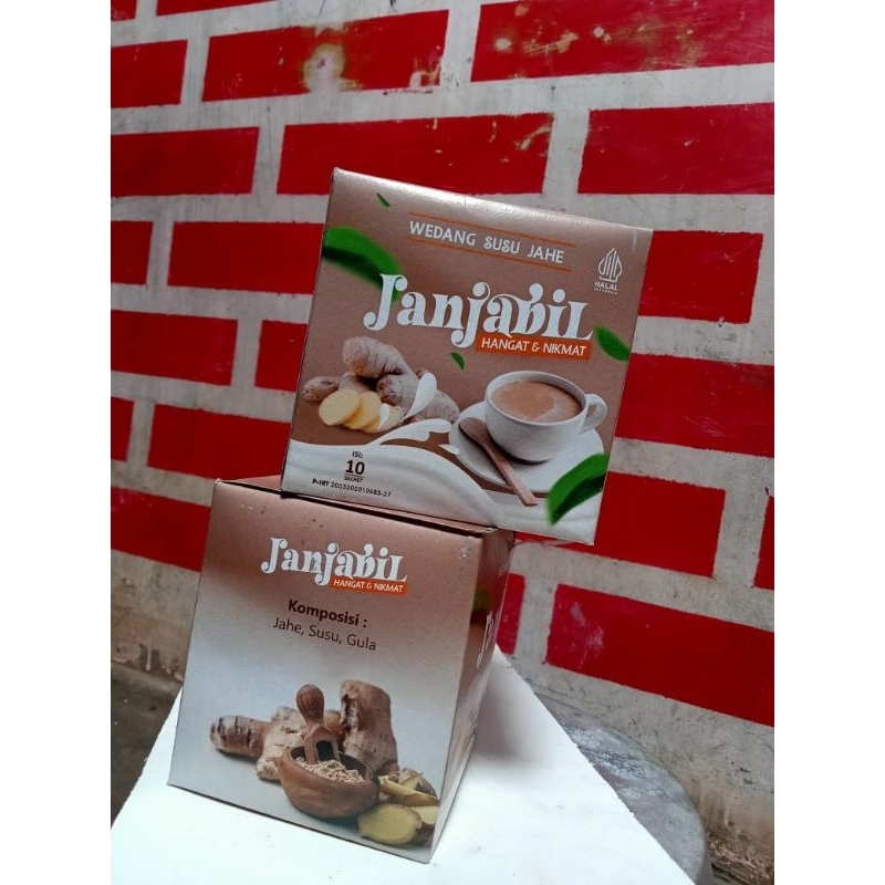 

Minuman Serbuk Herbal Wedang Susu Jahe Janjabil