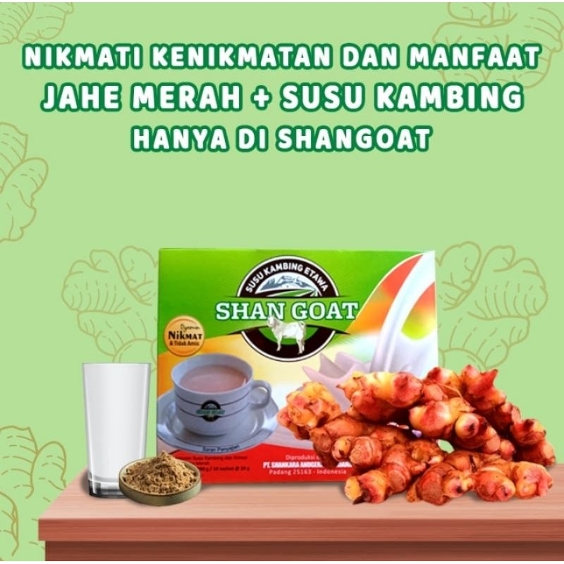 

SHAN GOAT SUSU KAMBING ETAWA BUBUK RASA JAHE MERAH