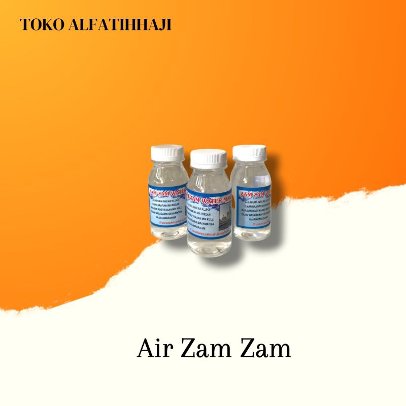 

Air Zamzam oleh oleh haji