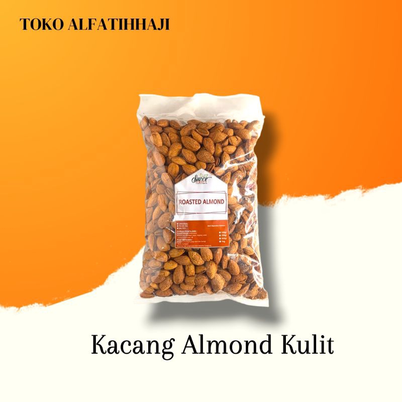 

Kacang Almond Kulit Panggang Rasa Susu / Roasted Almond Milk