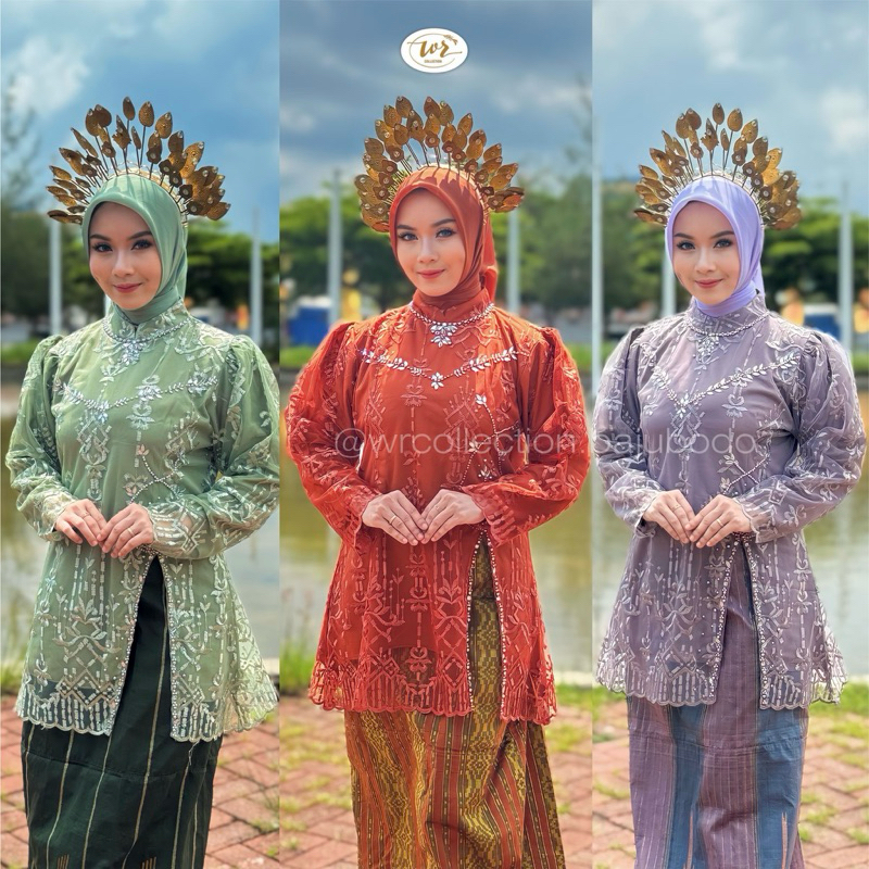 RENDA MIX PAYET TERBELAH/ Baju Pesta/ Kebaya modern inara / Baju bodo modern