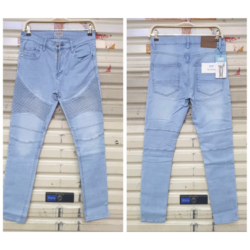 Celana jeans bikers pria/celana jeans bikers/celana jeans bikers pria sobek ripped/celana jeans bike