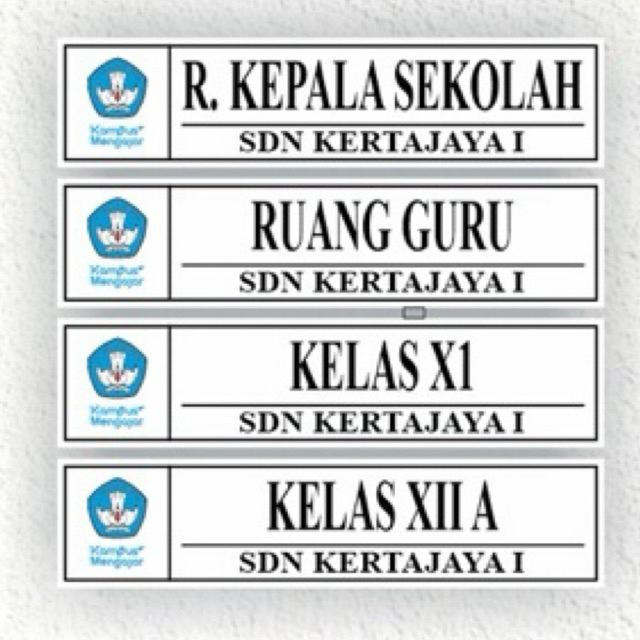 

Sign Papan Petunjuk Ruang Guru Kepala Sekolah Ruang Kelas