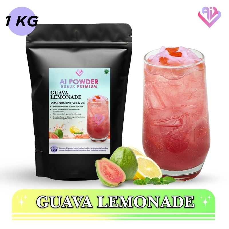 

Guava Lemonade Bubuk Minuman Premium The Best Instan 1Kg