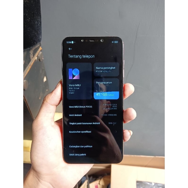 Mesin Poco F1 Normal