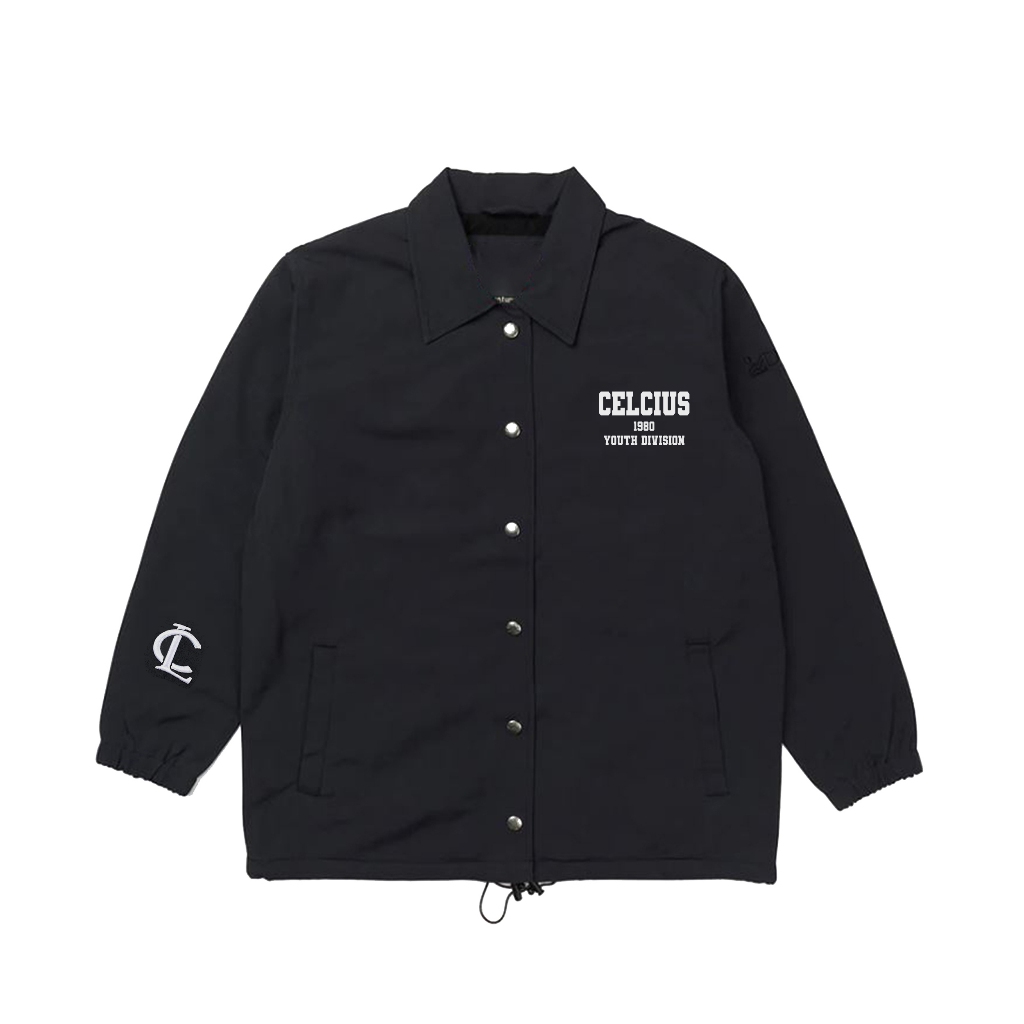 JAKET HOODIE COACH WINBDBREAKER CLCS CELCIUS HITAM 019SER PRIA WANITA HITAM