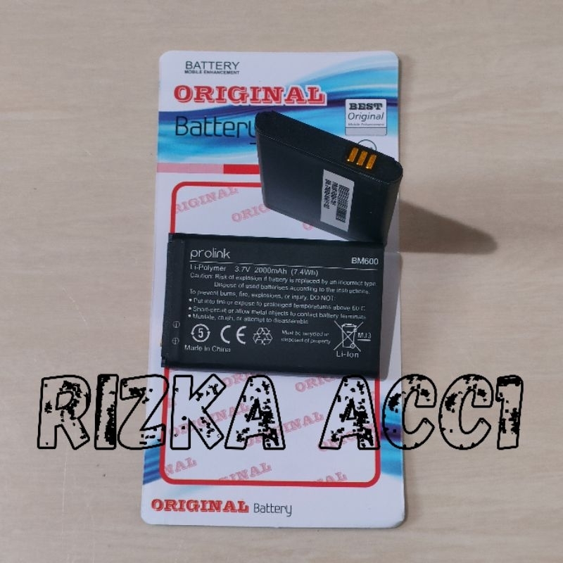 Baterai Batre For Modem Mifi Prolink PLT7011L BM600 BM-600 Battery