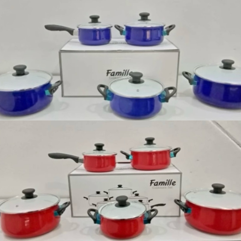 Famille Cookware set - Panci enamel set