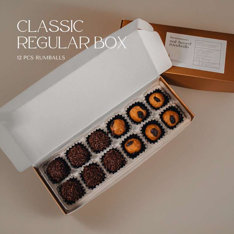 

CLASSIC ROMKUGLER RUMBALLS REGULAR BOX - THE MOMMA'S