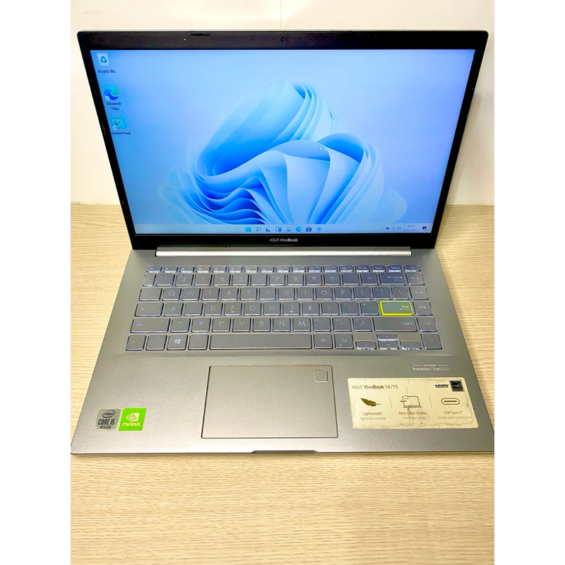 Laptop Asus K413FQ Core i5 Gen10 Nvidia MX SSD NVME Slim Bezelless