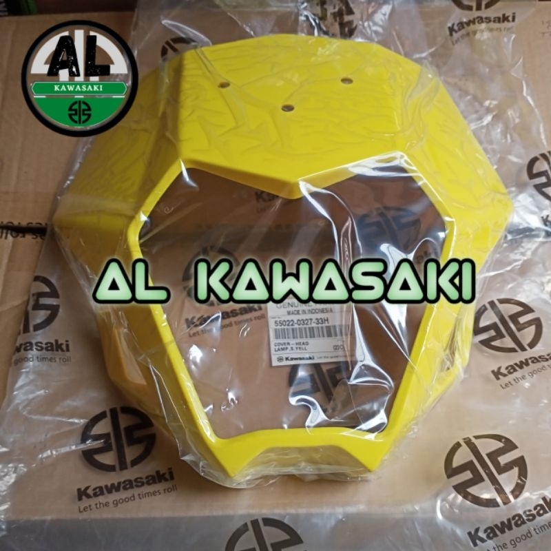 batok lampu depan klx 150 klx150 sm se 2023 kuning original