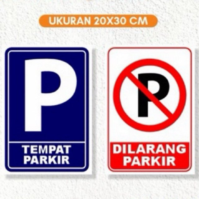 

Sign Akrilik Surprise Papan Sign Murah Dilarang Parkir | Sign Tempat Parkir