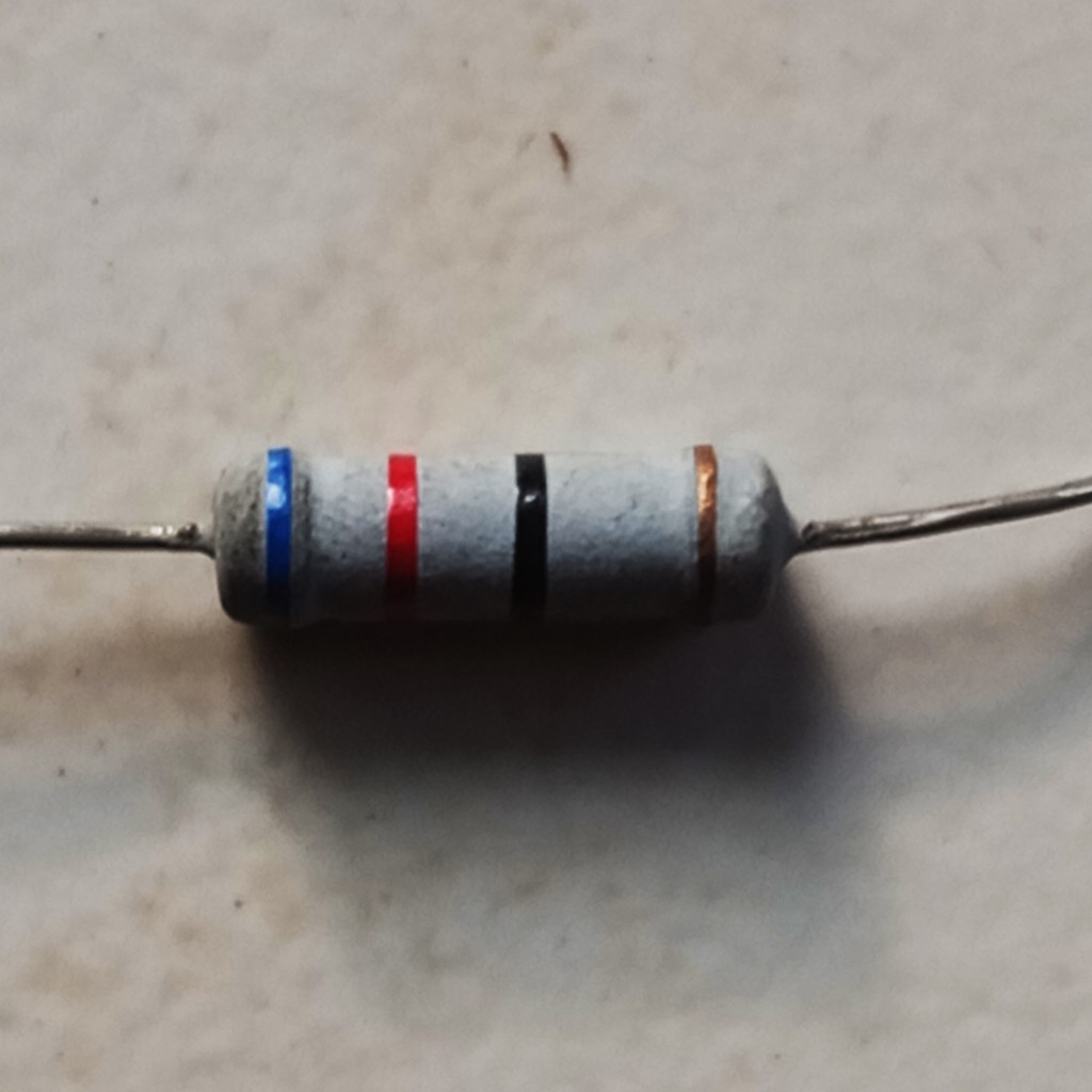 RESISTOR 62 OHM 2 WATT, 62 OM 2 WATT