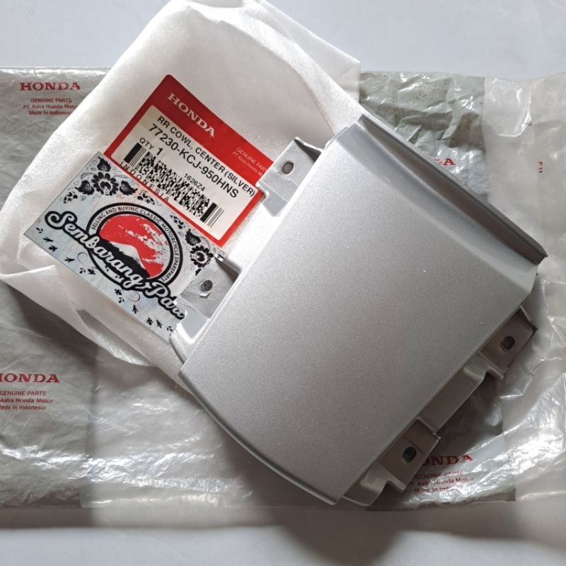 COVER TAIL SAMBUNGAN BODY HONDA TIGER2000 TIGER 2000 LAMA TILAM SILVER ORI RIGINAL AHM