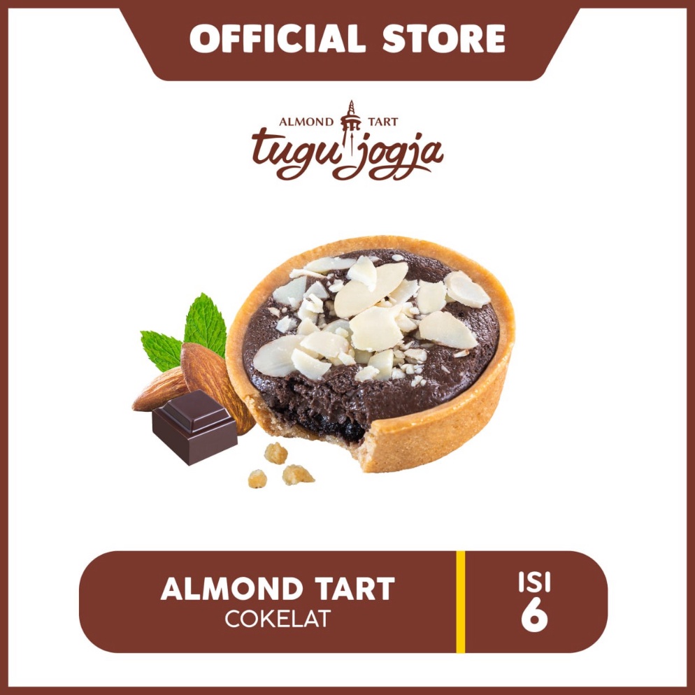 

Diskon Heboh Codef4F9r Almond Tart Tugu Jogja Cokelat 6pcs