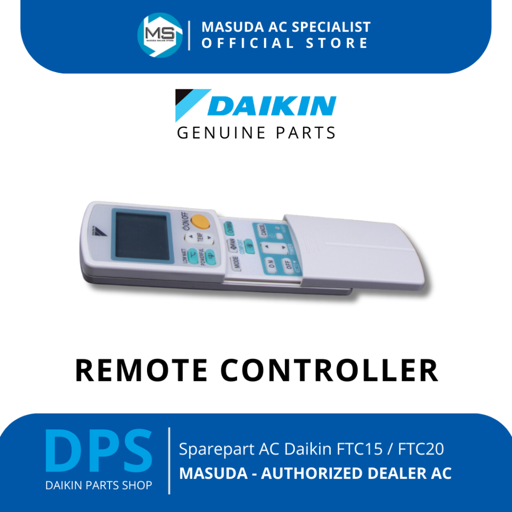 Remote AC Daikin Inverter Thailand FTKC Series Sparepart Original Daikin (Genuine Parts)