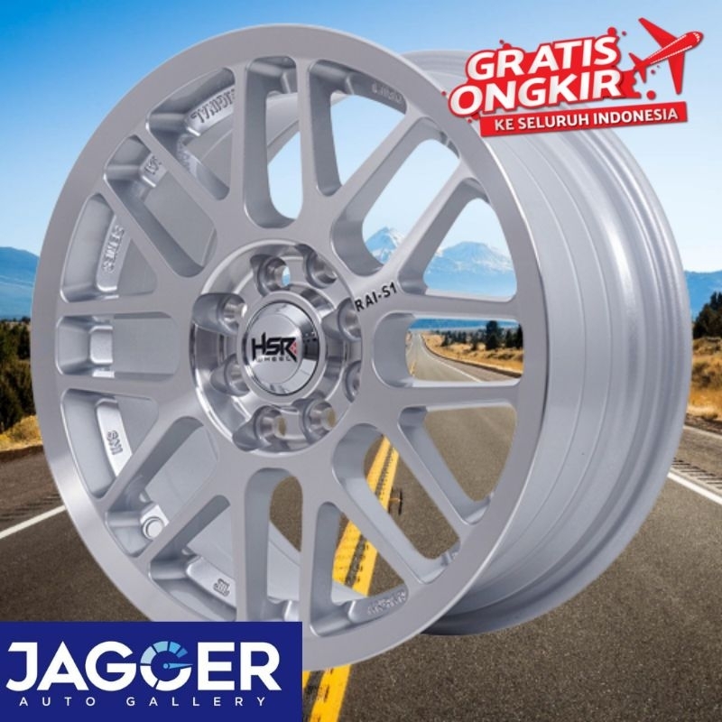 Velg mobil sporty hsr rai s1 ring 16 cocok kijang grand livina xenia