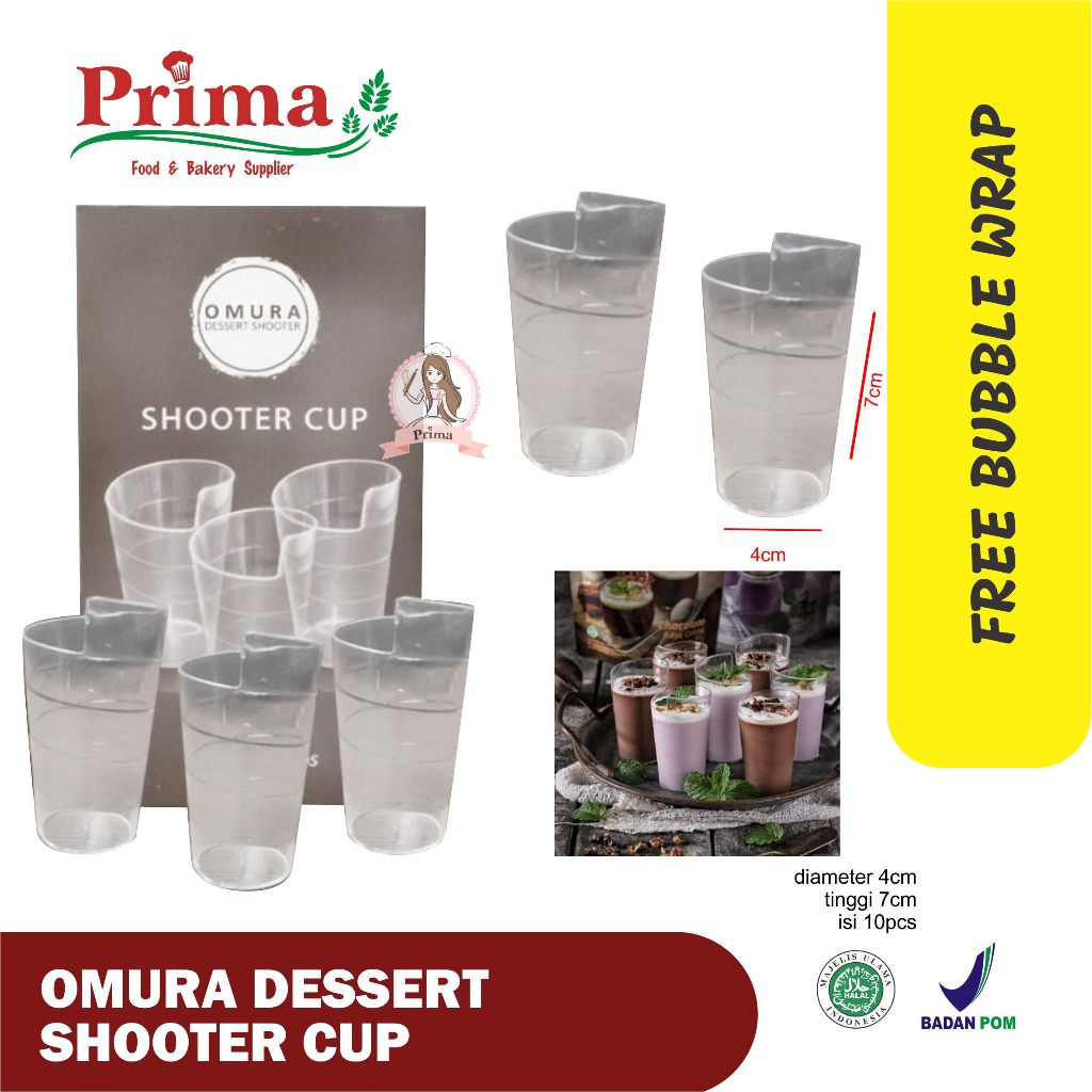 OMURA dessert shooter cup - 10pcs