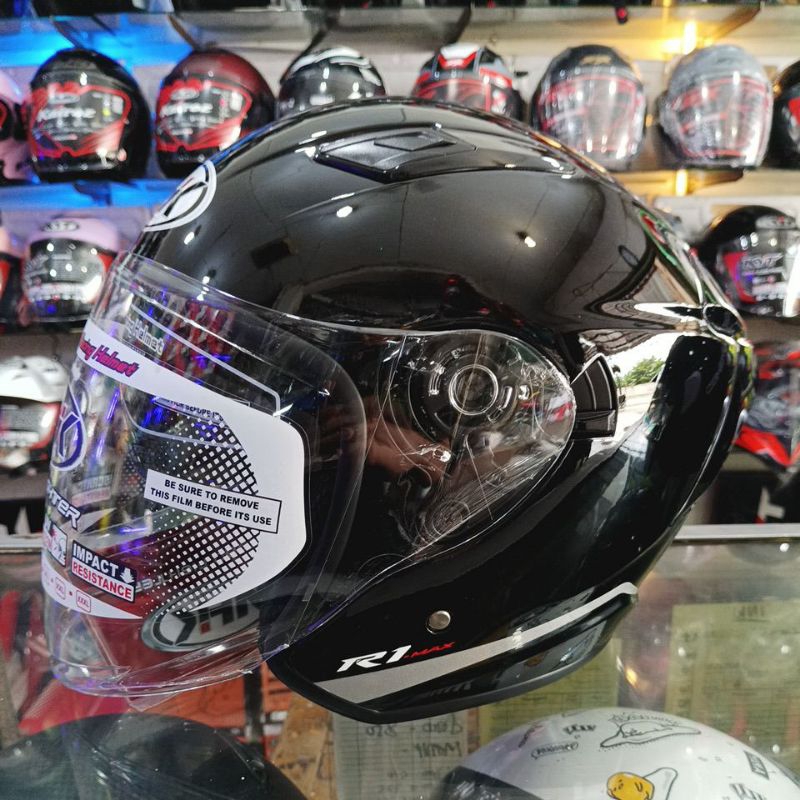 HELM NHK R1 MAX SOLID NHK R1 MAX  HELM HALF FACE