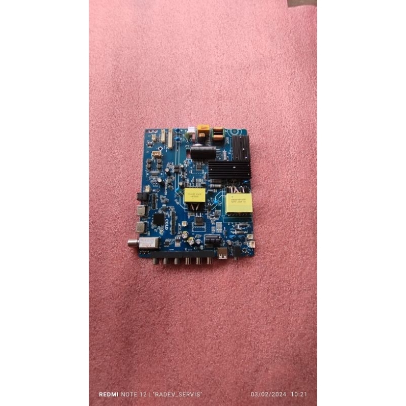 mainboard MB tv led Polytron 43v1553 43bv1558