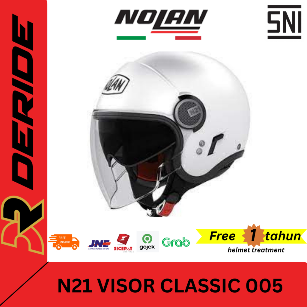 HELM NOLAN N21 VISOR CLASSIC HALF FACE SNI