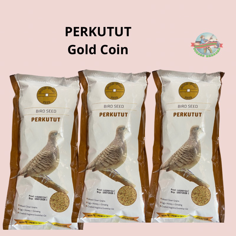 Gold Coin Perkutut 450 gr Milet Gabah dll