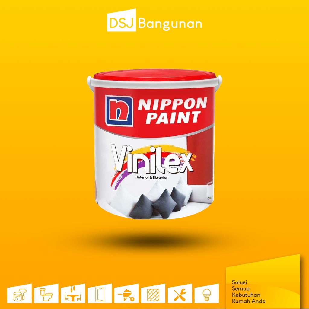 Nippon Paint Vinilex 25 Kg Cat Tembok Interior Eksterior