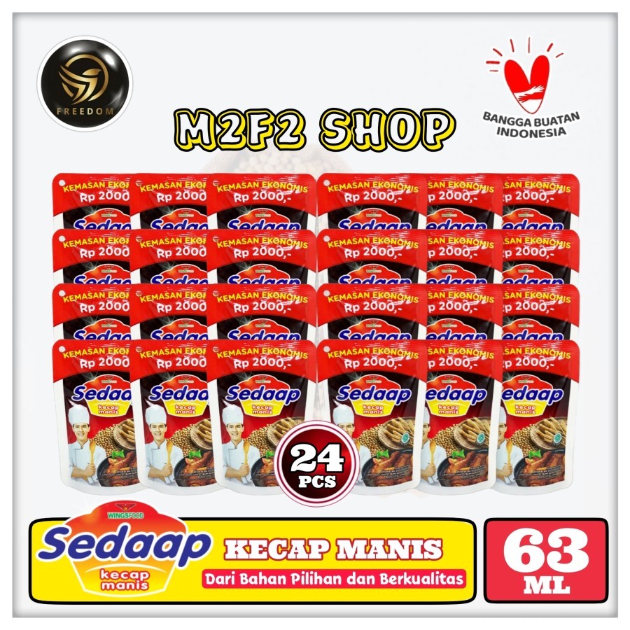 

Sedaap Kecap Manis Original Pouch - 63 ml (Kemasan 24 Pcs)