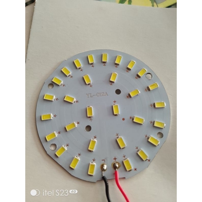 pcb lampu emergency 72 mm, PCB lampu 3,7 volt