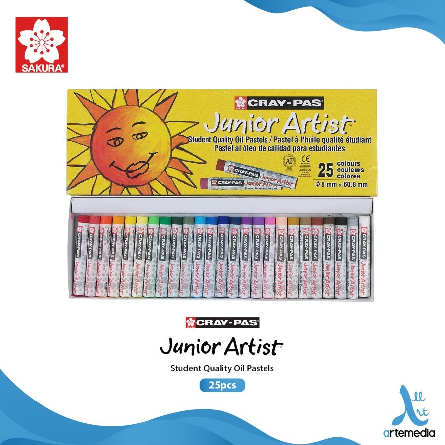 

Crayon Oil Pastel Sakura Cray-Pas Junior Artist Set 25 Color Oil