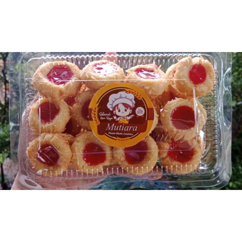 

Kue thumbprint strawberry / kue thumb print 200gr