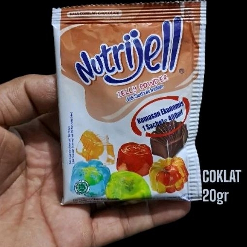 

Nutrjell rasa coklat 20gr / nutrijell jelly powder coklat