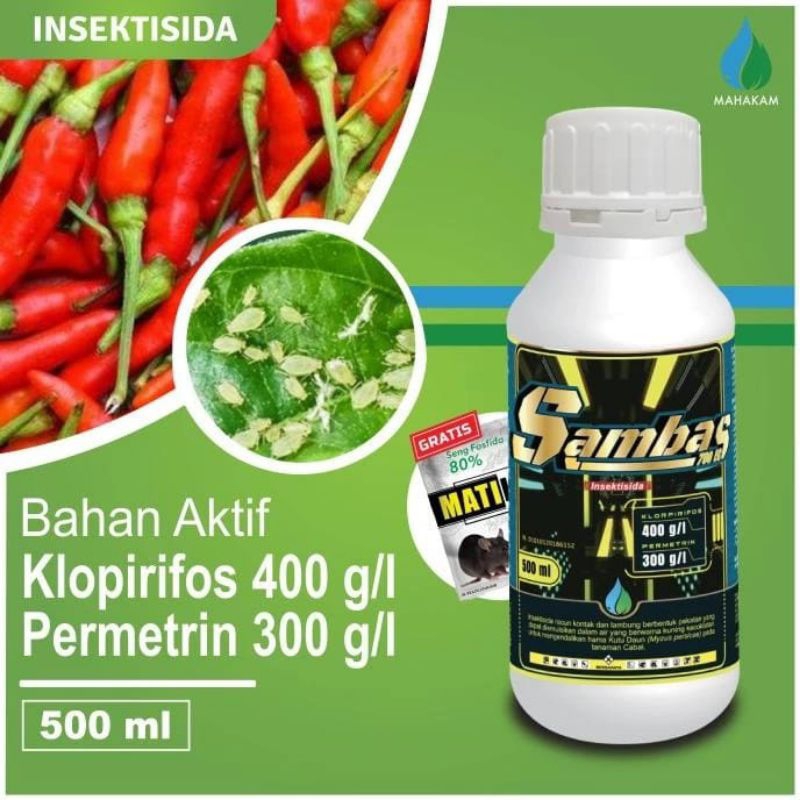 SAMBAS 700 EC  500Ml  INSEKTISIDA  PESTISIDA  PEMBASMI HAMA TANAMAN CABAI